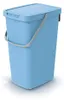 Abfallsortierbehälter 20l Keden Systema Q Farbe hellblau Produktbild-Vorschau 1