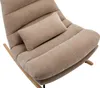 Schaukelsessel - Stoff - Taupe - RELIACO Produktbild-Vorschau 5
