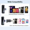 2 microfoni lavalier wireless, clip-on, per smartphone, Anteprima dell’immagine prodotto 8