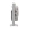 Side view of a white box fan on a white background. Anteprima dell’immagine prodotto
