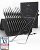 LIEBERGE Premium Detail Pinselset Acrylfarben – 10 extra Produktbild-Vorschau 1