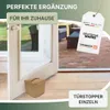 TOPANBIETER 999 Türstopper Cube braun Bodenstopper Tür Produktbild-Vorschau 6