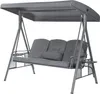 HOME DELUXE - Huśtawka Hollywood DESCANSO szara - Podgląd zdjęcia produktu 1
