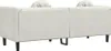 vidaXL Sofa mit Kissen 3-Sitzer Creme Samt Produktbild-Vorschau 6
