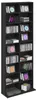 vidaXL CD Regal Schwarze Eiche 65 x 23,5 x 175 cm Produktbild-Vorschau 3