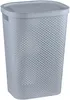 Koš na špinavé prádlo INFINITY 60 l, sivý s bodkami Náhľad obrázku produktu 3