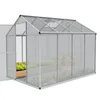 A greenhouse with plants inside, shown from a slightly angled front view. Produktbild-Vorschau