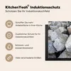 KitchenYeah© Herdabdeckplatte Beton - Steine , 59x51cm, Produktbild-Vorschau 6