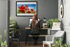 Bild 100x70 MDF-Rahmen Wandkunst Die Pflanze Mohn Natur Produktbild-Vorschau 3