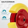 Wiltec Roue complète increvable 3.50-8 pour Diable – 365 x Voir les images du produit 3