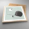 Gerahmtes Poster - Rahmen in heller Eiche - Stein Hebel Produktbild-Vorschau 3