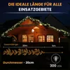Künstliche Tannengirlande 20 m mit Beleuchtung 300 LED Produktbild-Vorschau 5