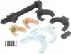 A set of car suspension spring compressors and their attachments are laid out on a white background. Anteprima dell’immagine prodotto