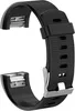 Zwarte siliconen armband, geschikt voor Fitbit Charge 2 – Productafbeelding-voorbeeld 3