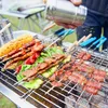 Holzkohlegrill Edelstahl Gartengrill mit Klappbeinen Produktbild-Vorschau 6
