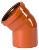 Coude PVC Assainissement DN 160, 45 Degrés - Boni-Shop Voir les images du produit 1