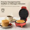 YASHE Mini-Waffeleisen ABW59C, 550 W, 10 cm, Antihaft, Produktbild-Vorschau 4