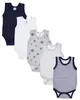 TupTam Baby Jungen Achselbody in Unifarben 5er Pack, Farbe: Produktbild-Vorschau 1