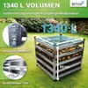 Bituxx Komposter Garten Wetterfest Kompostierer Produktbild-Vorschau 4
