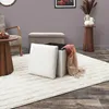 HowHomely Pouffe creme Puff 38 x 38 x 38 cm Sitzhocker Náhled obrázku produktu 2