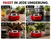 3x Aschenbecher Gluttöter Wind Balkon Bistro Rund Glut Produktbild-Vorschau 6