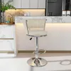 Lot de 2 tabourets de bar rétro, pivotants à 360°, avec Voir les images du produit 7