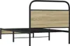 vidaXL Bettgestell ohne Matratze 90x200 cm Sonoma-Eiche Produktbild-Vorschau 8