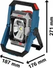 Lampe de chantier sans fil Bosch, GLI 18V-2200 C, 1 pièce. Voir les images du produit 28
