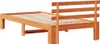 vidaXL Bettrahmen Wachsbraun 90 x 200 cm Massives Produktbild-Vorschau 7