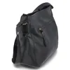 A black Rieker women's crossbody bag is shown from a side angle against a white background. Náhled obrázku produktu