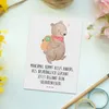 Mr. & Mrs. Panda Postkarte Scheidung Soloabenteuer - Weiß - Produktbild-Vorschau 2
