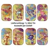 A collage of eight different Pokemon mini tins, arranged in two rows of four. Produktbild-Vorschau