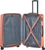 An open suitcase with its interior visible, showing straps and lining. Produktbild-Vorschau