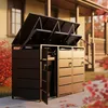 PPbin | Box na popelnice 3x120L Antracit Odolný Pevný Náhled obrázku produktu 7