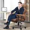 Bürostuhl mit Fußstütze - Ergonomischer Schreibtischstuhl Produktbild-Vorschau 8