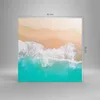 Bild auf Leinwand - Leinwandbild - Meer Welle Sand - Produktbild-Vorschau 3