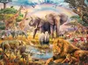 Savane africaine Jigsaw Puzzle, 100pcs XXL Voir les images du produit 2