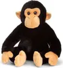 Keel Toys Pluche - Zwarte Chimpansee 25 CM Produktbild-Vorschau 1