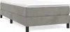 vidaXL Boxspringbettgestell Hellgrau 90x200 cm Samt Produktbild-Vorschau 1