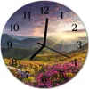 Glasuhr Wanduhr Küchenuhr Echt-Glas 30fi cm Landschaft Produktbild-Vorschau 1