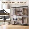 HOMCOM Kleiderständer Kleiderschrank Faltschrank mit 3 Produktbild-Vorschau 5