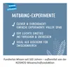 A blue background with text and leaf illustrations. Produktbild-Vorschau