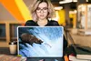 MuchoWow® Laptop Aufkleber Sticker Cover Bär - Fisch - Produktbild-Vorschau 5