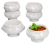 6x LEO Lion's Head Tureens 250ml bílá 6 osob Polévková Náhled obrázku produktu 1