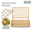 holz4home® Pflanzkasten mit Rankgitter M aus Kiefernholz I Produktbild-Vorschau 4