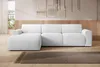 AX LIVING Couch Sofa L Form Didim mini Silber 310 cm Produktbild-Vorschau 2