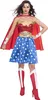 amscan Wonder Woman Kleid Kostüm für Damen Größe L Fasching Produktbild-Vorschau 2