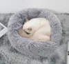 Lit en peluche pour chien, chat et lapin - gris Voir les images du produit 20