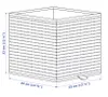 A line drawing of a storage basket with dimensions indicated. Produktbild-Vorschau