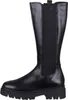 A black leather boot is shown from the side against a white background. Voir les images du produit